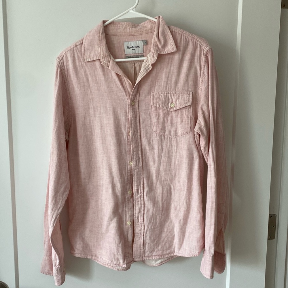 Lightweight Pale pink button down